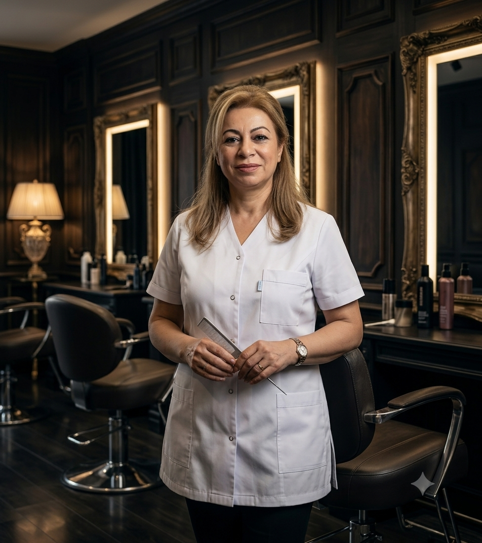 Intimate luxury salon interior